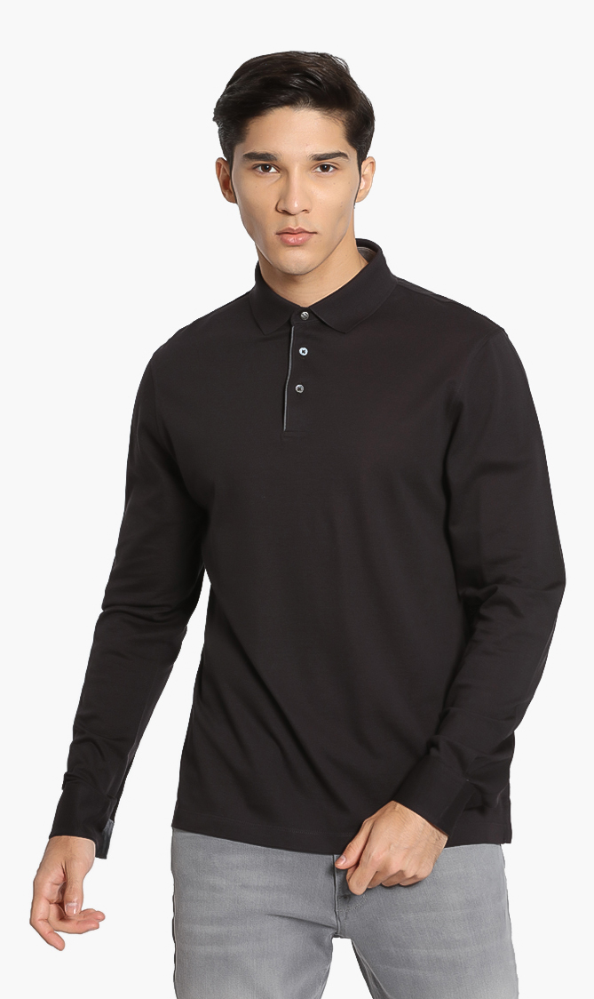 

Hackett London Aston Martin Classic Fit Long Sleeves Polo Shirt