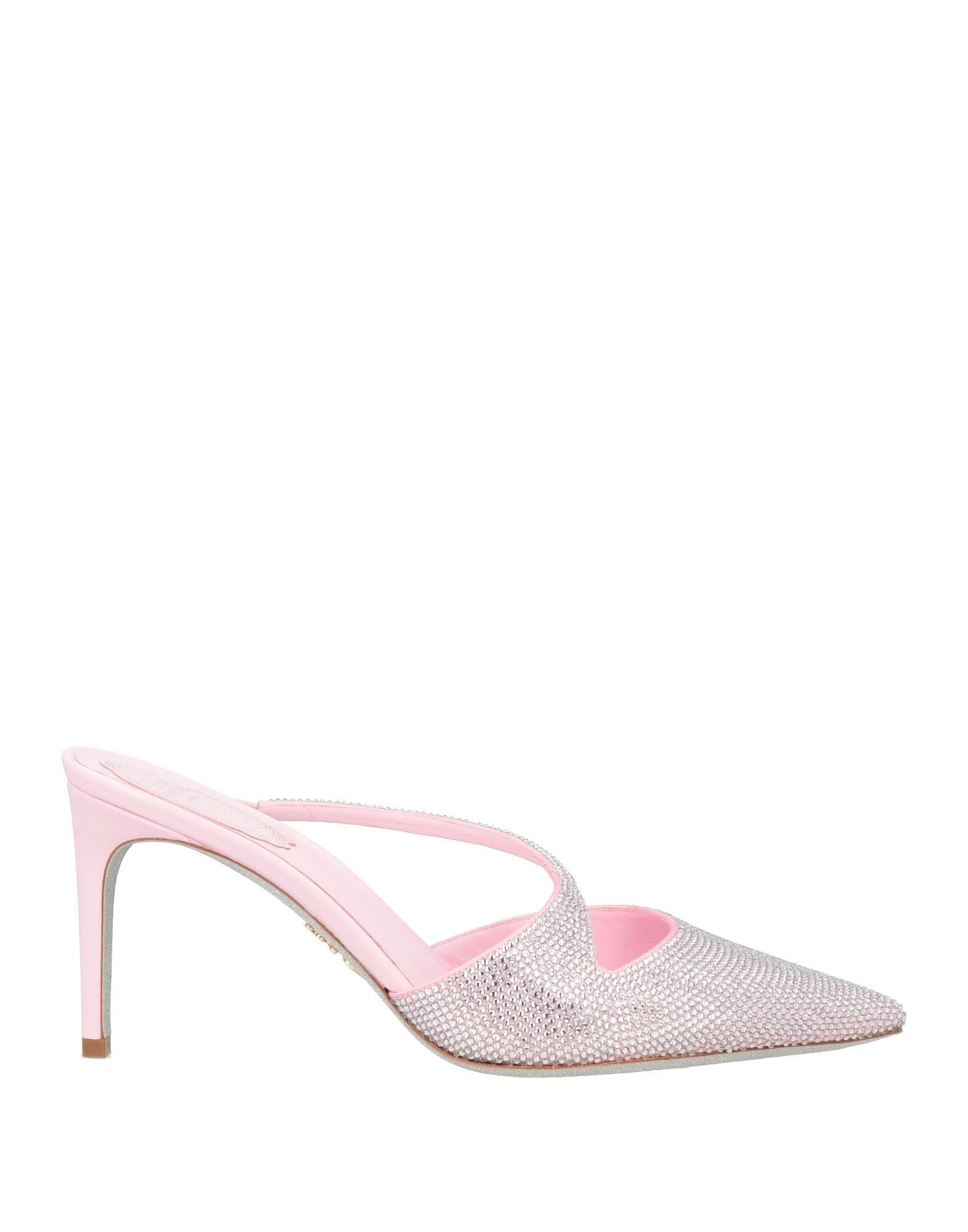 

Rene Caovilla Pink Barbie Mules for Women | The Deal Outlet