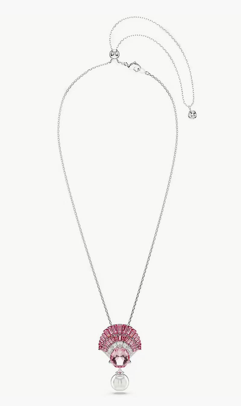 

Swarovski Pink Idyllia Necklace for Women | The Deal Outlet
