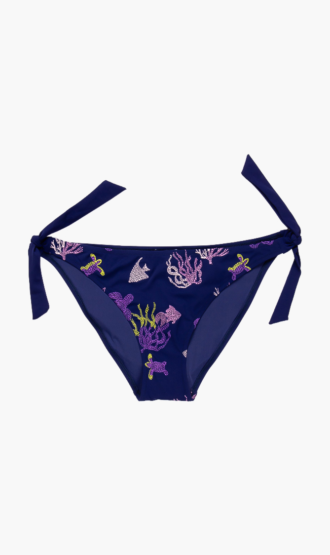 

Vilebrequin Flamme Embroidered Bikini Bottom