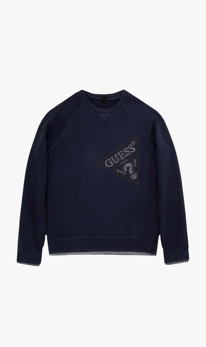 

Logo Long Sleeve Sweatshirt, Blue