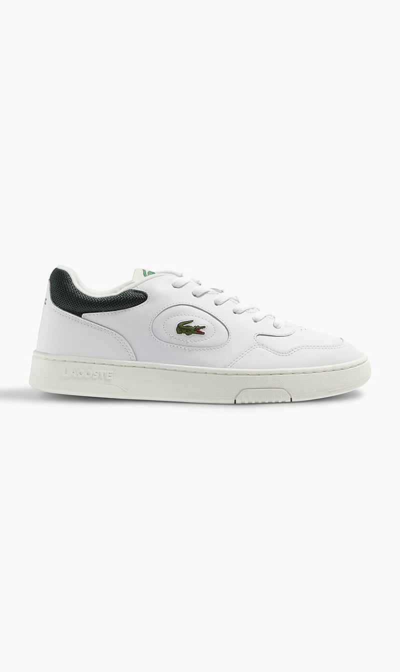 

Lacoste White Lineset Leather Trainers for Men | The Deal Outlet