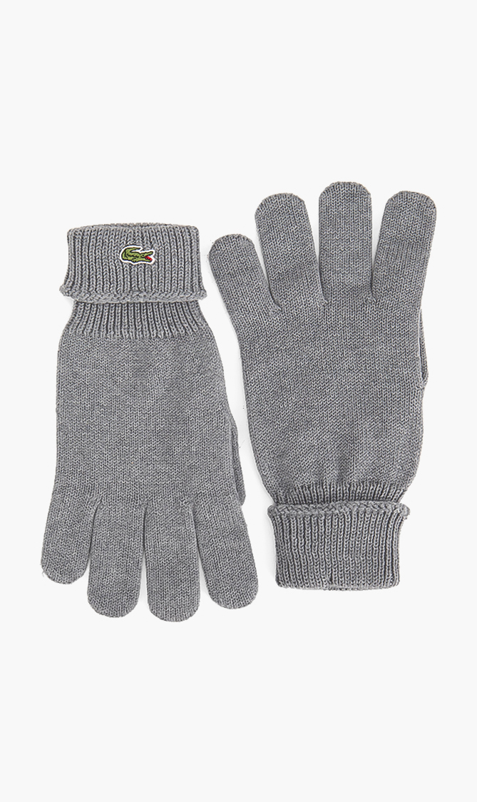 

Lacoste Ribbed Wool Gloves