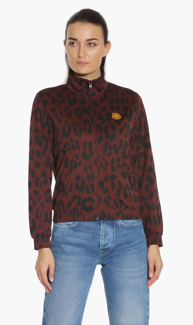 

Kenzo Leopard Print Bomber Jacket