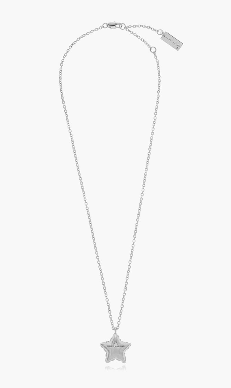 Marc Jacobs Silver Balloon Heart Necklace for Women