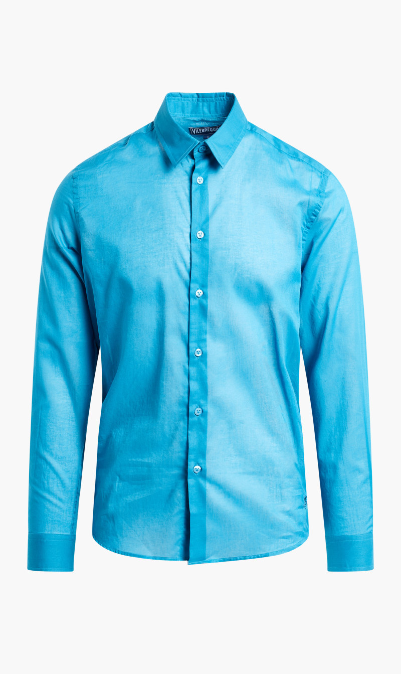 

Vilebrequin Navy Blue Solid Plain Shirts for Men | The Deal Outlet