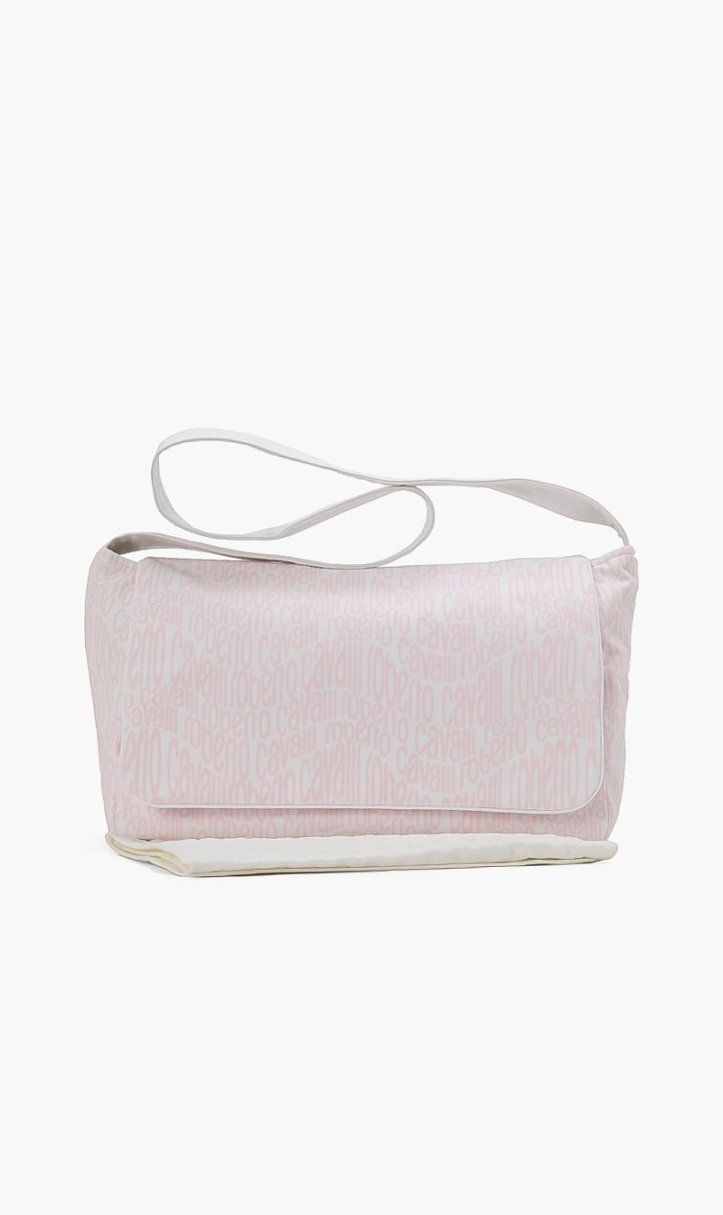 

Roberto Cavalli Wave Logo Print Diaper Bag