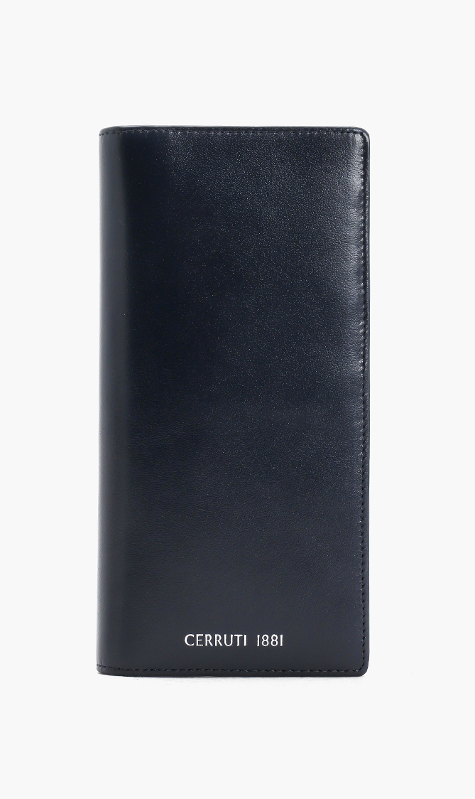 

Stars Leather Long Wallet, Blue