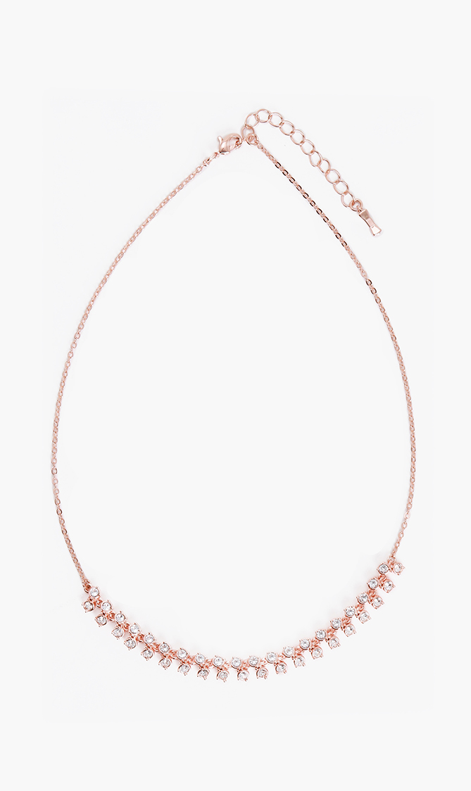 

Ted Baker Princess Sparkle Rose Gold Necklace