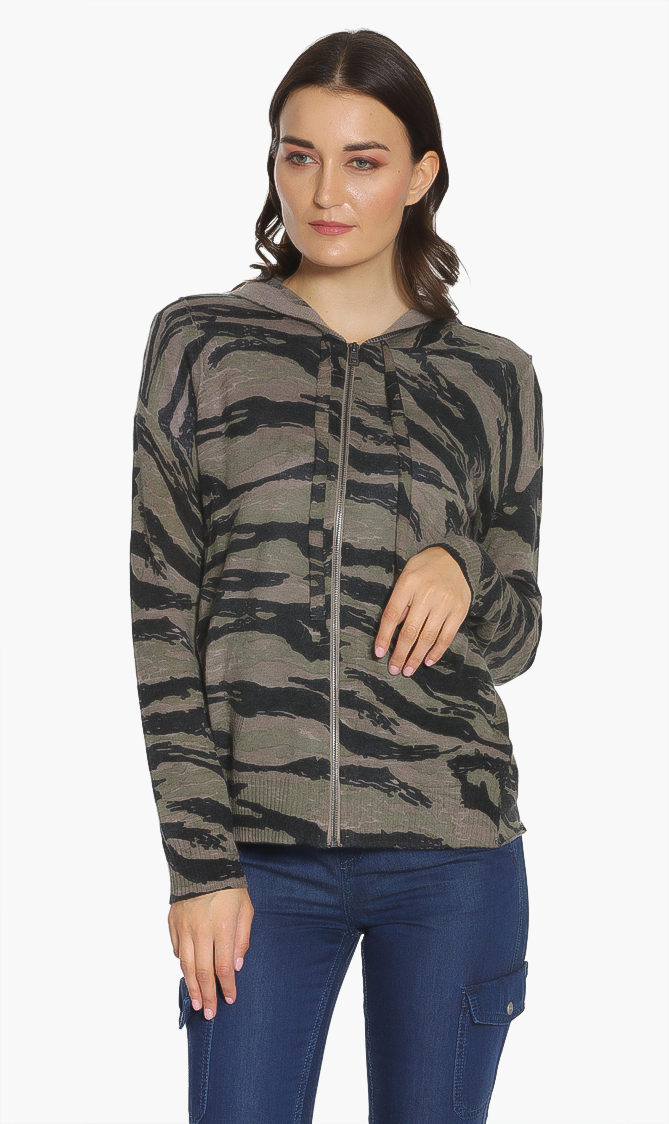 

Zadig & Voltaire Cassy Camouflage Cardigan