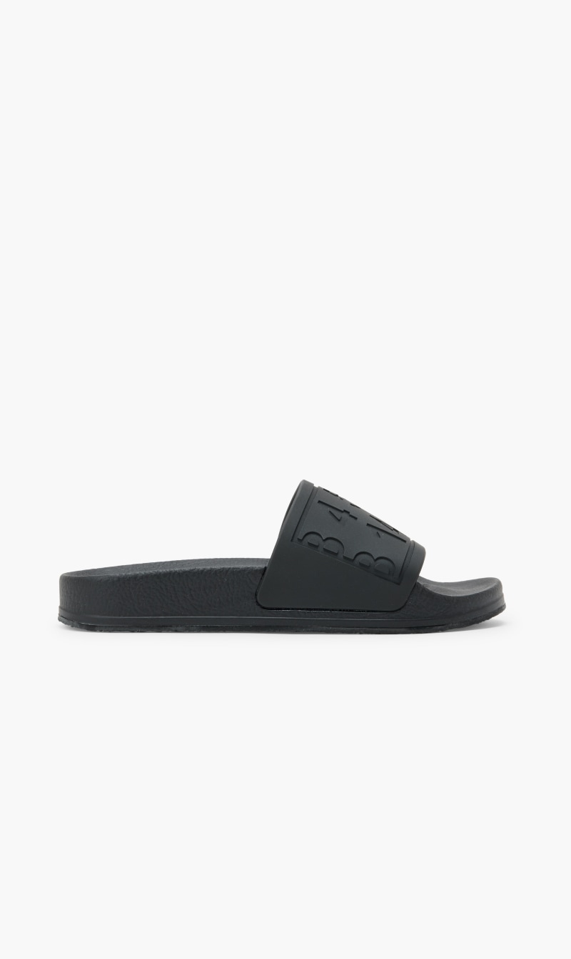 

Mm6 Black Hotel Pool Slides for Women | The Deal Outlet