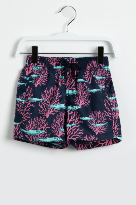 

VILEBREQUIN Coral And Fish Print Swim Trunks