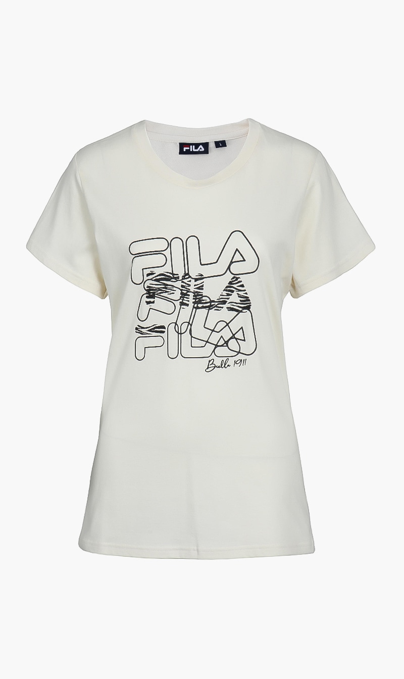 

Olive Circuit T-shirt, White