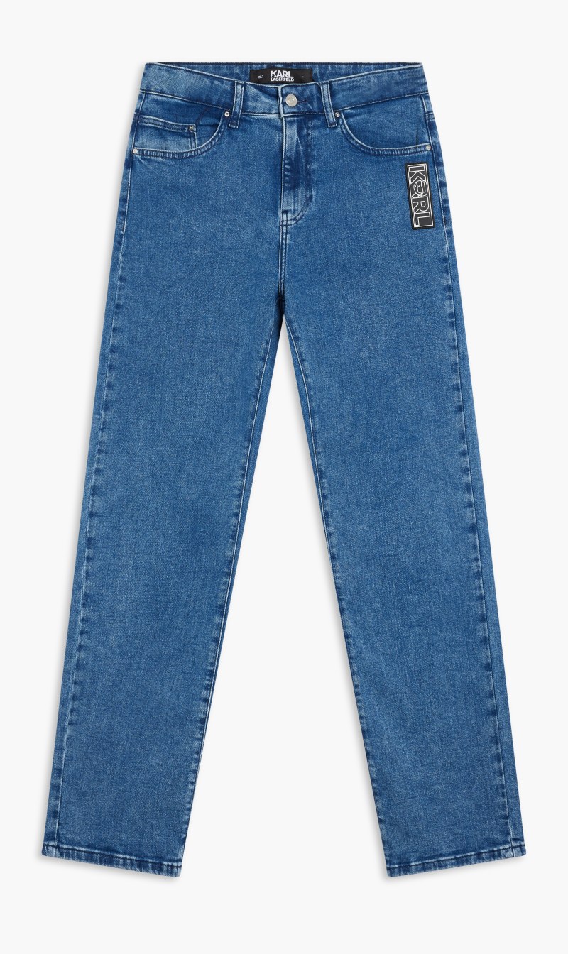 

Karl Lagerfeld Blue Ikonik 2.0 Regular Fit Denim for Men | The Deal Outlet