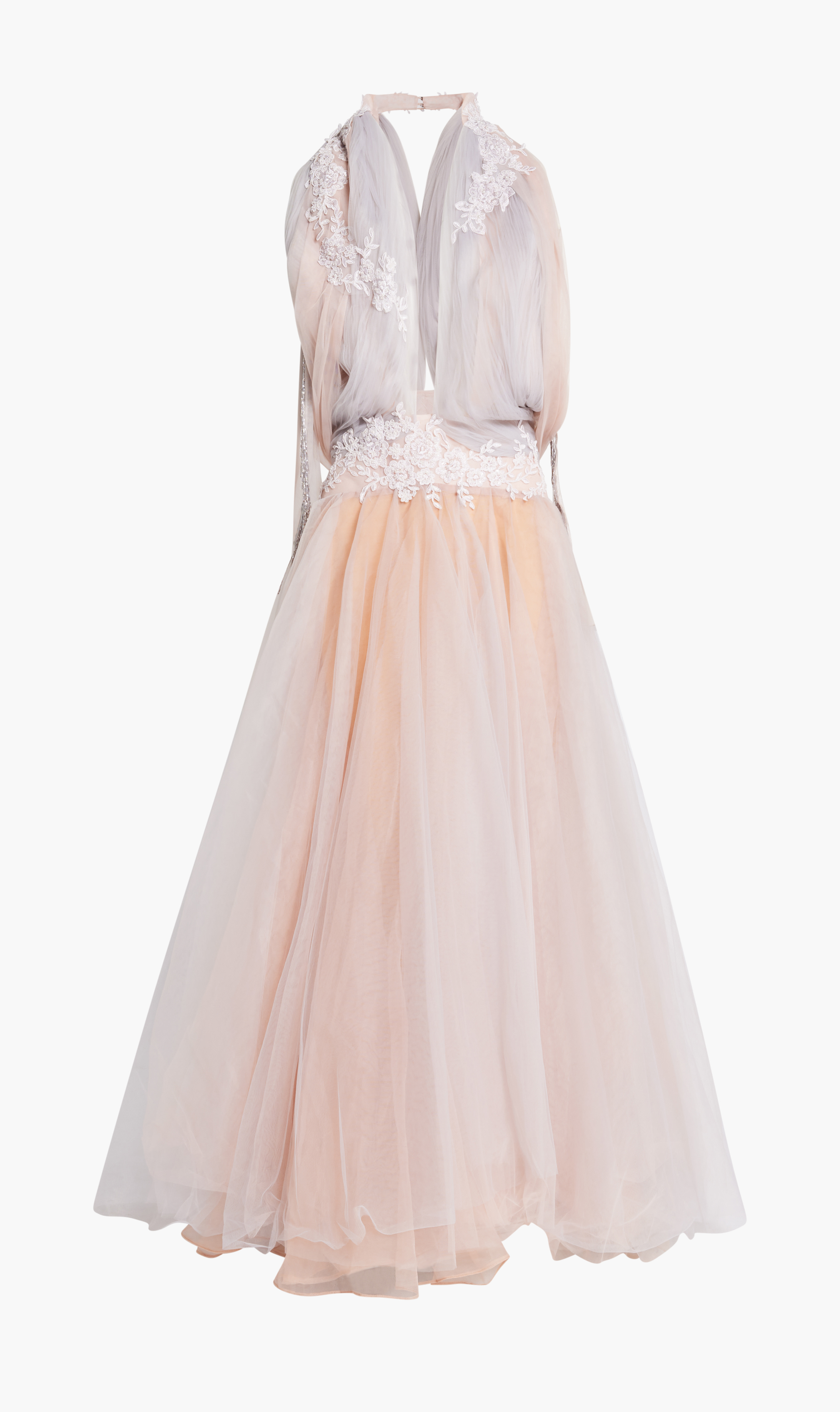 

Embelished Tulle Gown, Pink