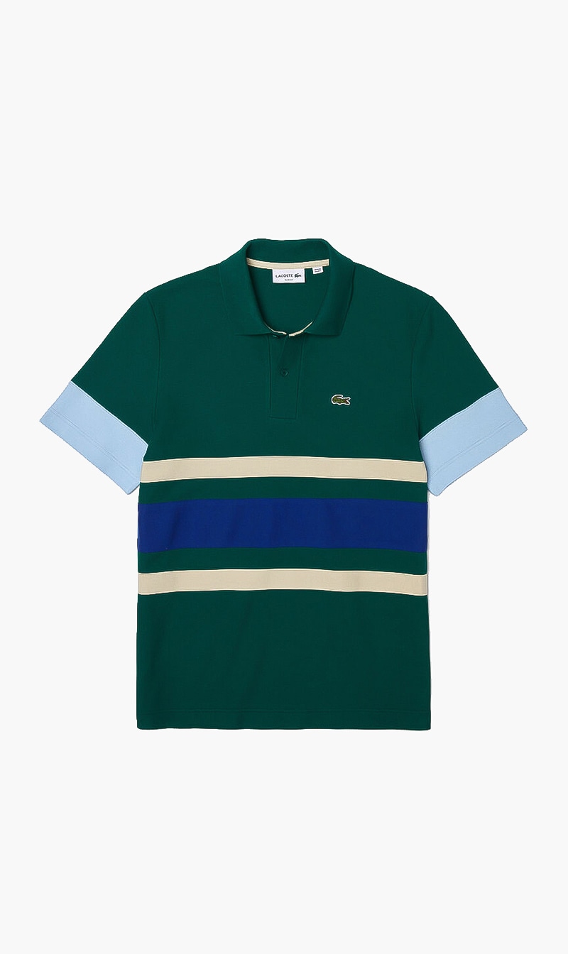 

Colorblock Polo T-shirt, Green