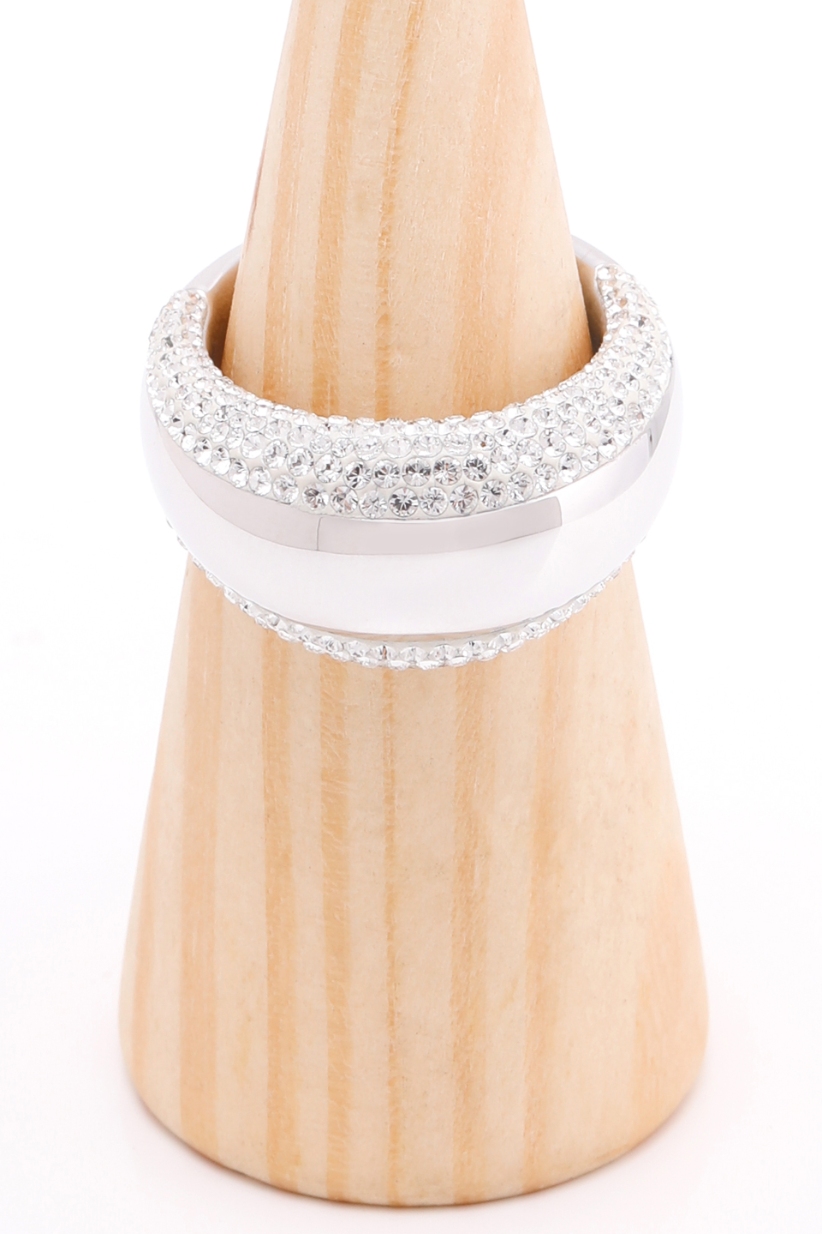 

Swarovski Pebble Silver Ring, 52mm