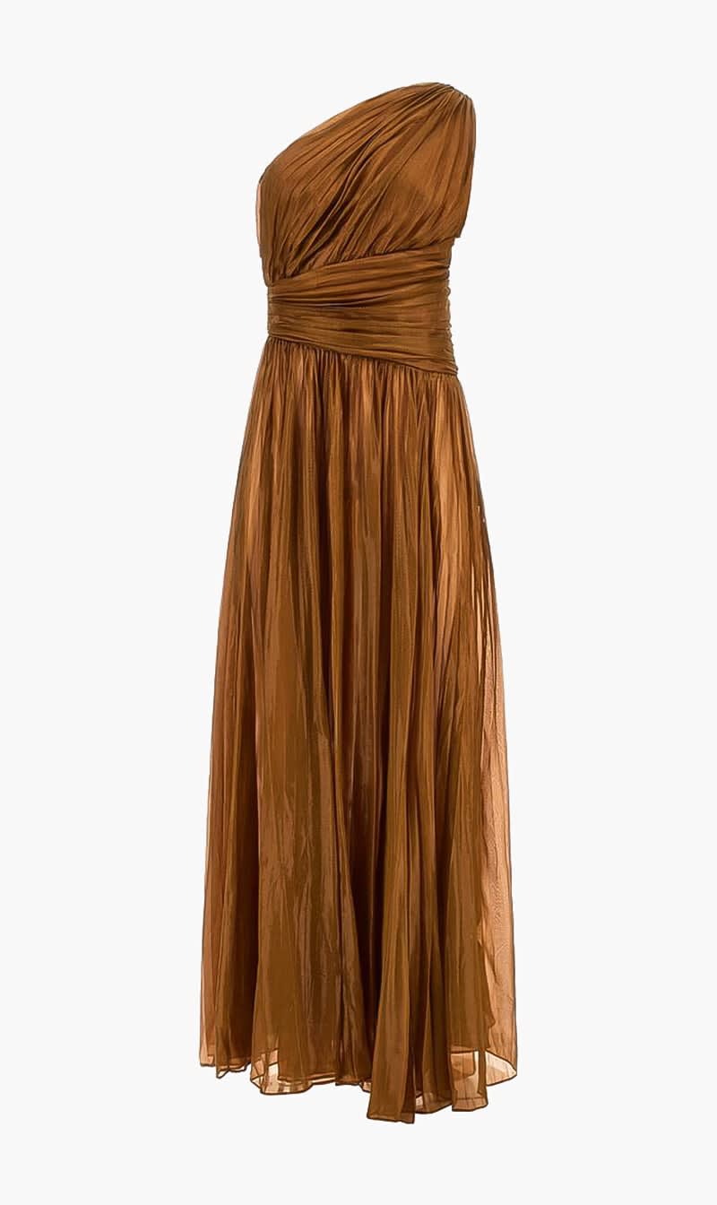 Guess Gold Marciano One Shoulder Dress for Women