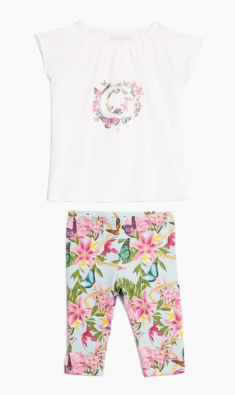 

Tshirt And Leggings Set, White