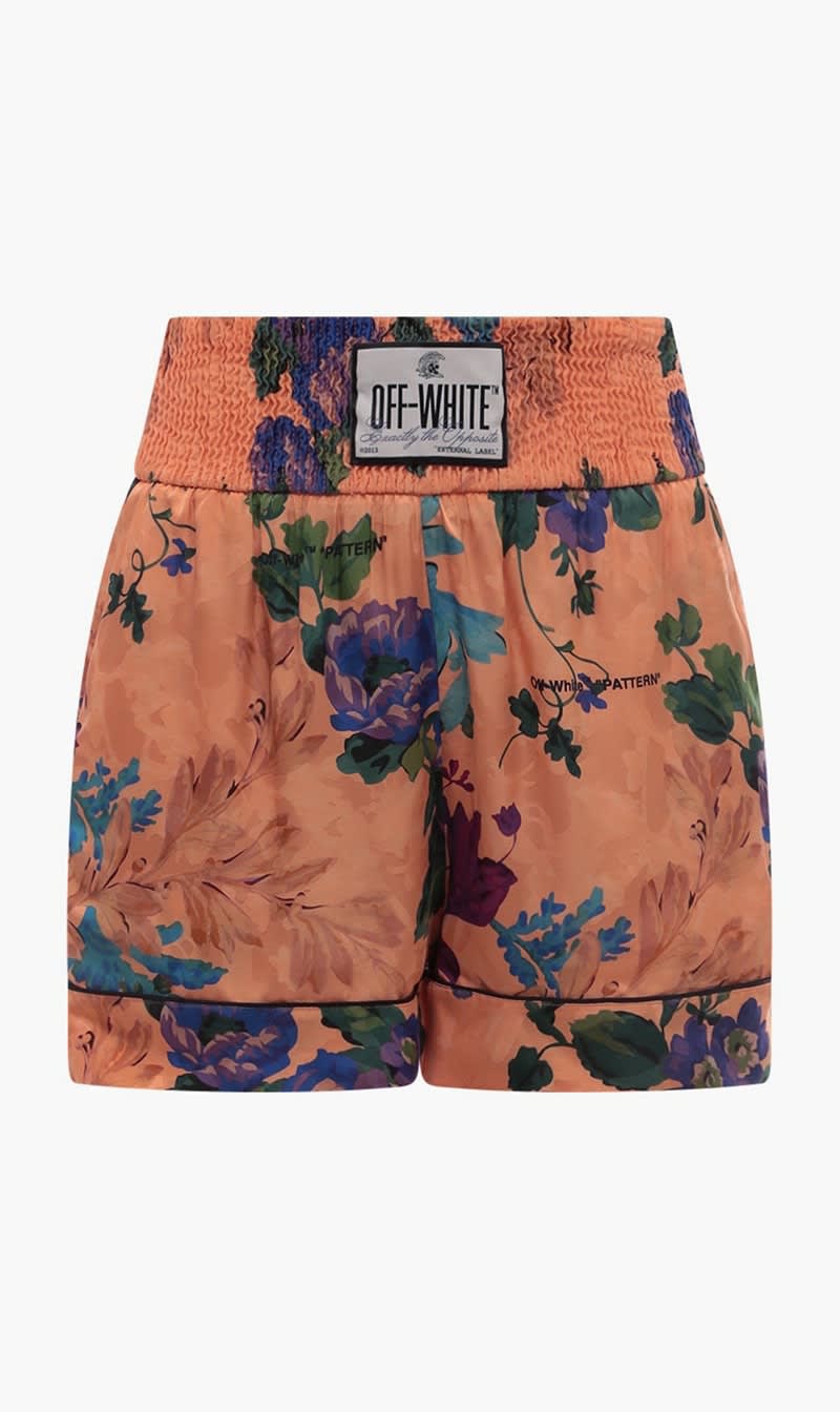

Off-white Orange Camoflo Jacq Pajama Shorts Peach Orange for Women | The Deal Outlet
