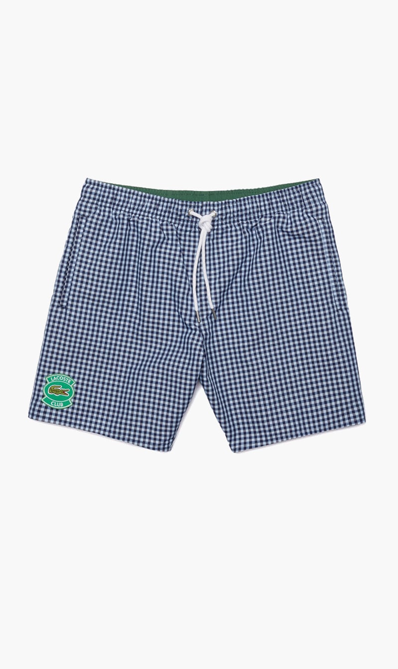 

Gingham Check Shorts, Blue