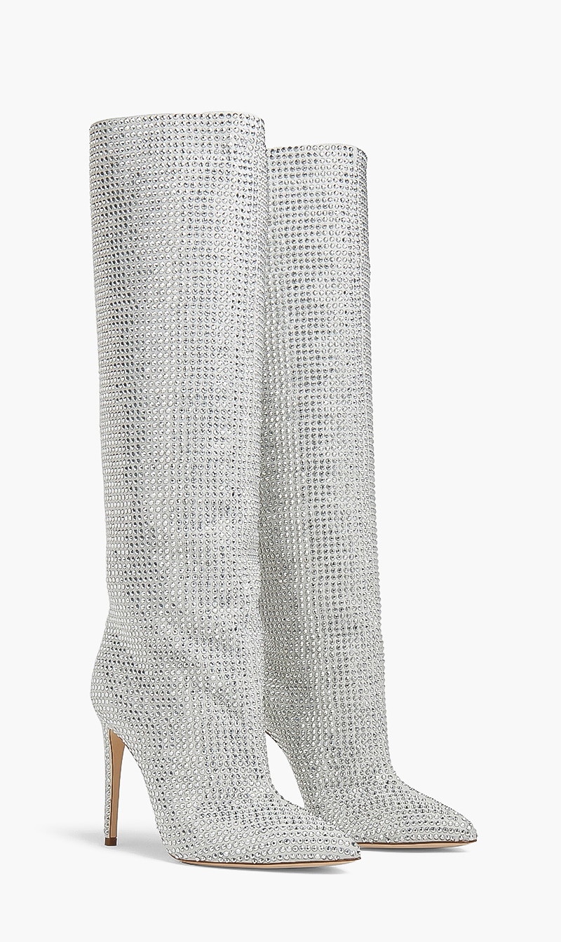

Paris Texas Beige Holly Stilleto Boots for Women | The Deal Outlet