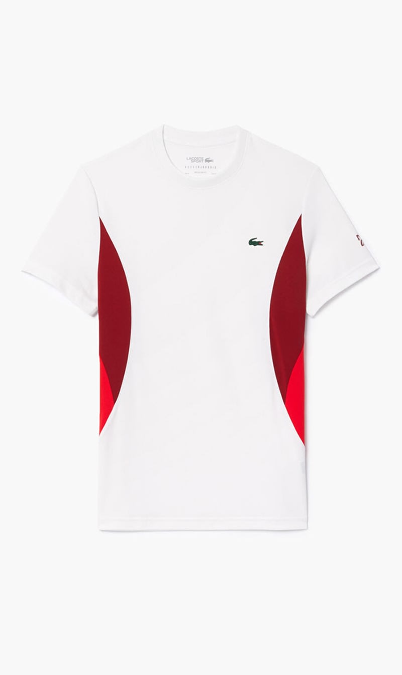 

Lacoste White Tennis X Novak Djokovic T-shirt for Men | The Deal Outlet