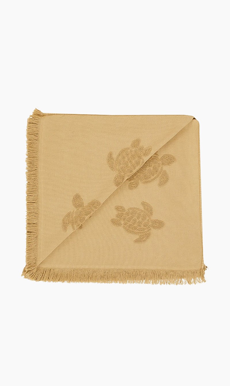 

Jacquard Turtles Beach Towel, Brown