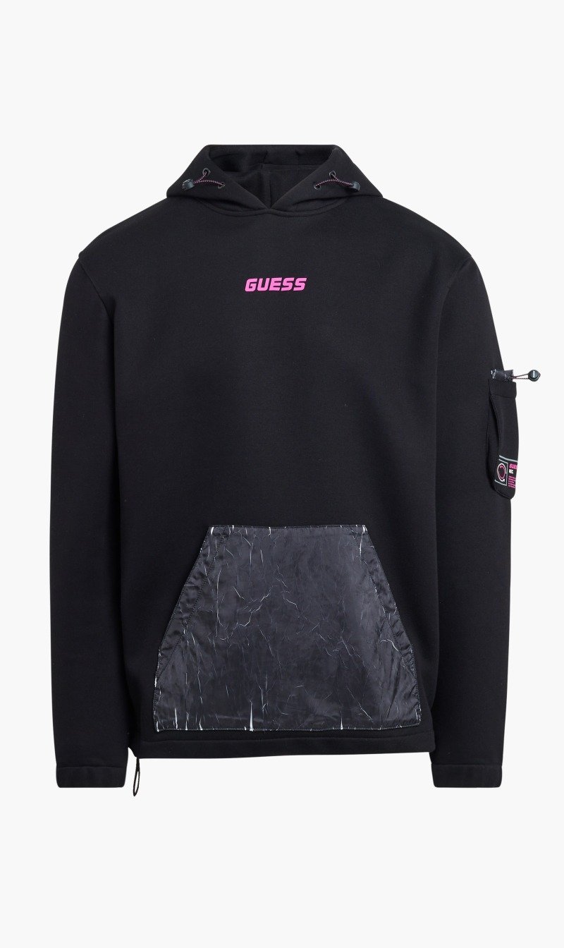 

Guess Black Alphonzo Hooded Sweater for Men | The Deal Outlet