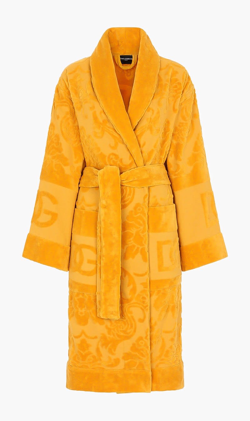

Dolce & Gabbana Others Bath Robe In Terry Cotton Jacquard | The Deal Outlet