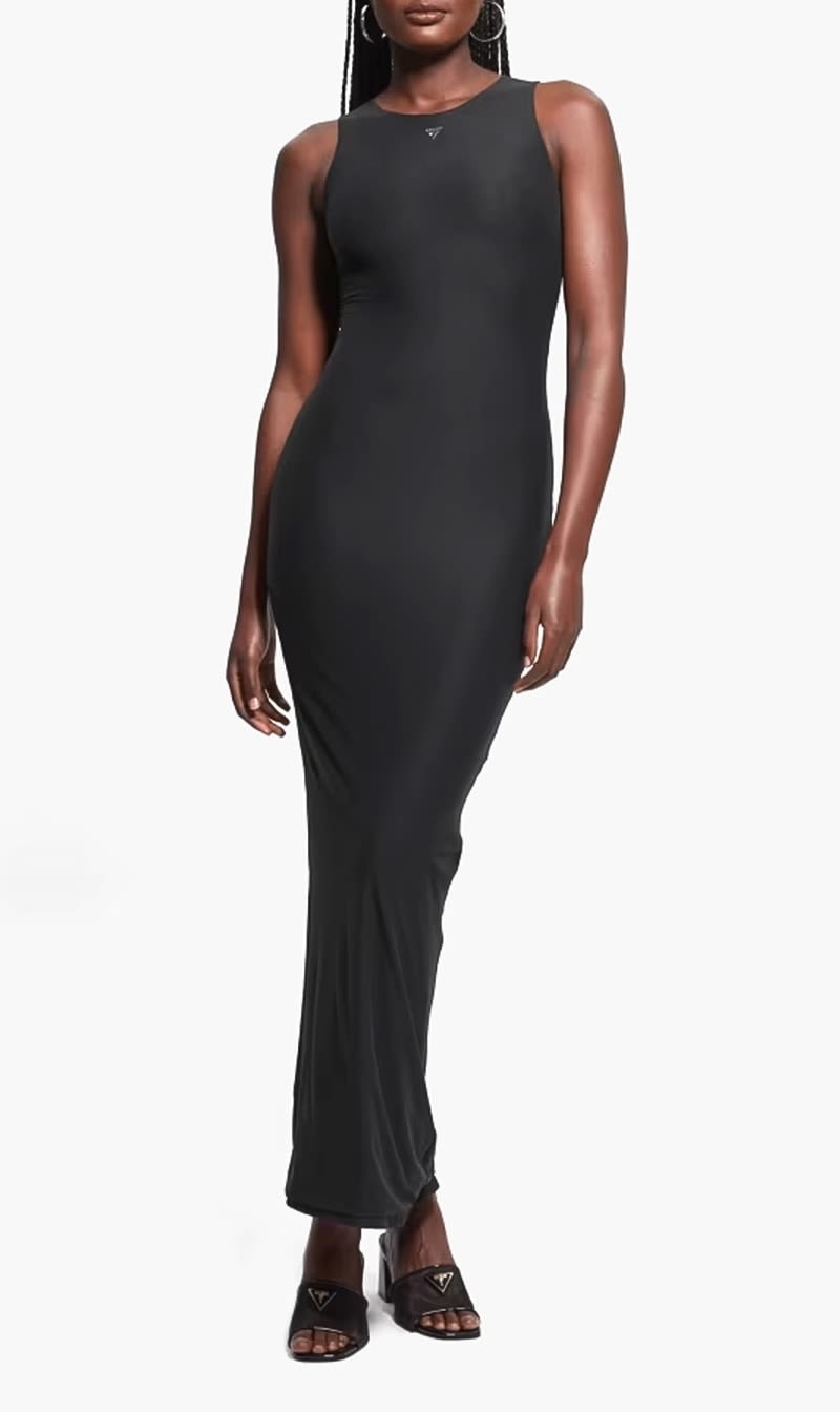 

Guess Black Kim Tank Long Dress for Women