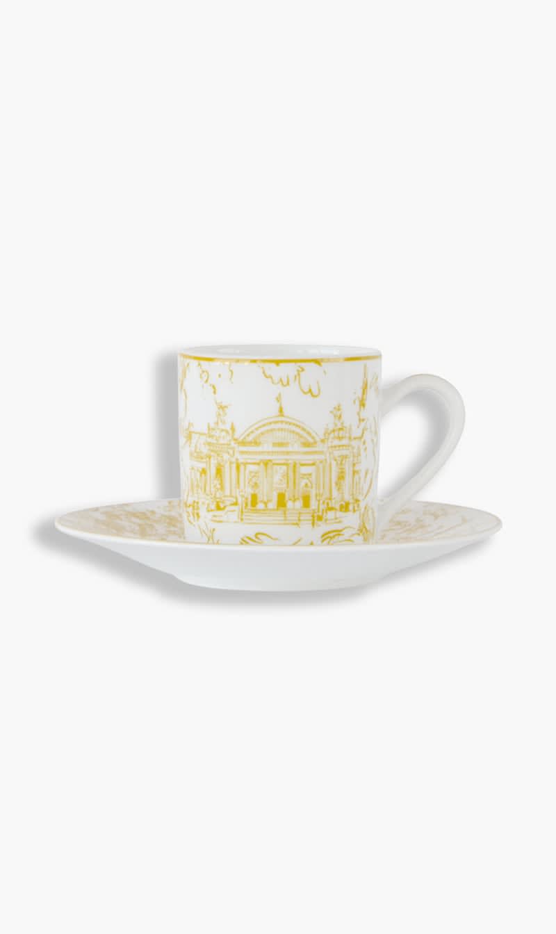 

Bernardaud Yellow Set Of Espresso Cups And Saucers | The Deal Outlet
