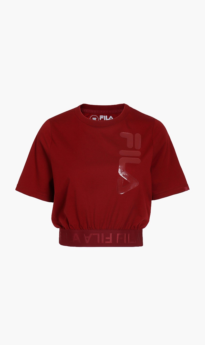 

Jacquard Elastic Waist T-shirt