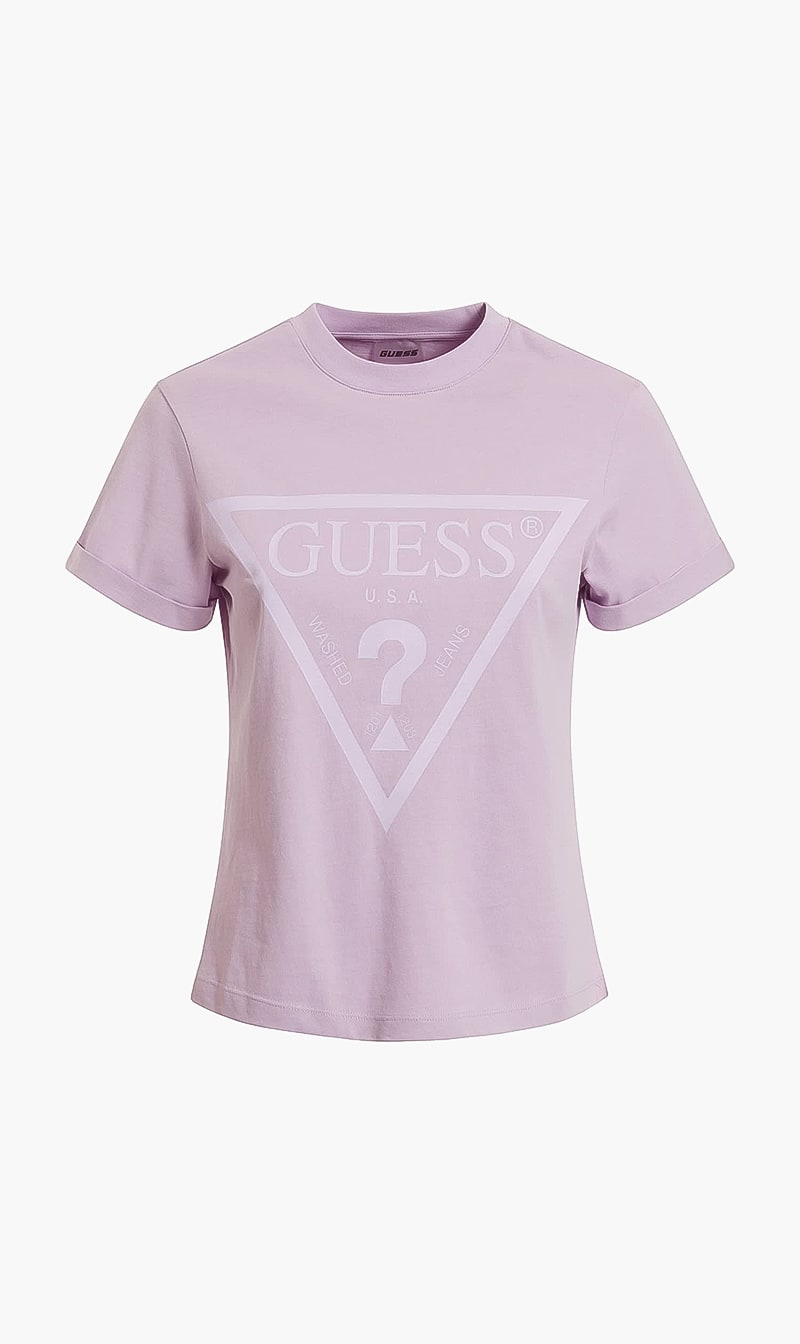 

Guess Purple Crew Neck Tshirt for Women | The Deal Outlet
