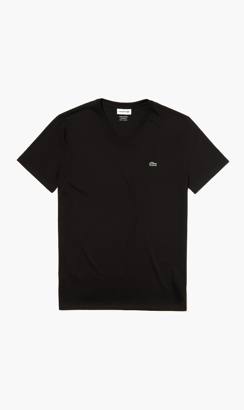 

Lacoste Black Regular Fit Tshirt for Men | The Deal Outlet