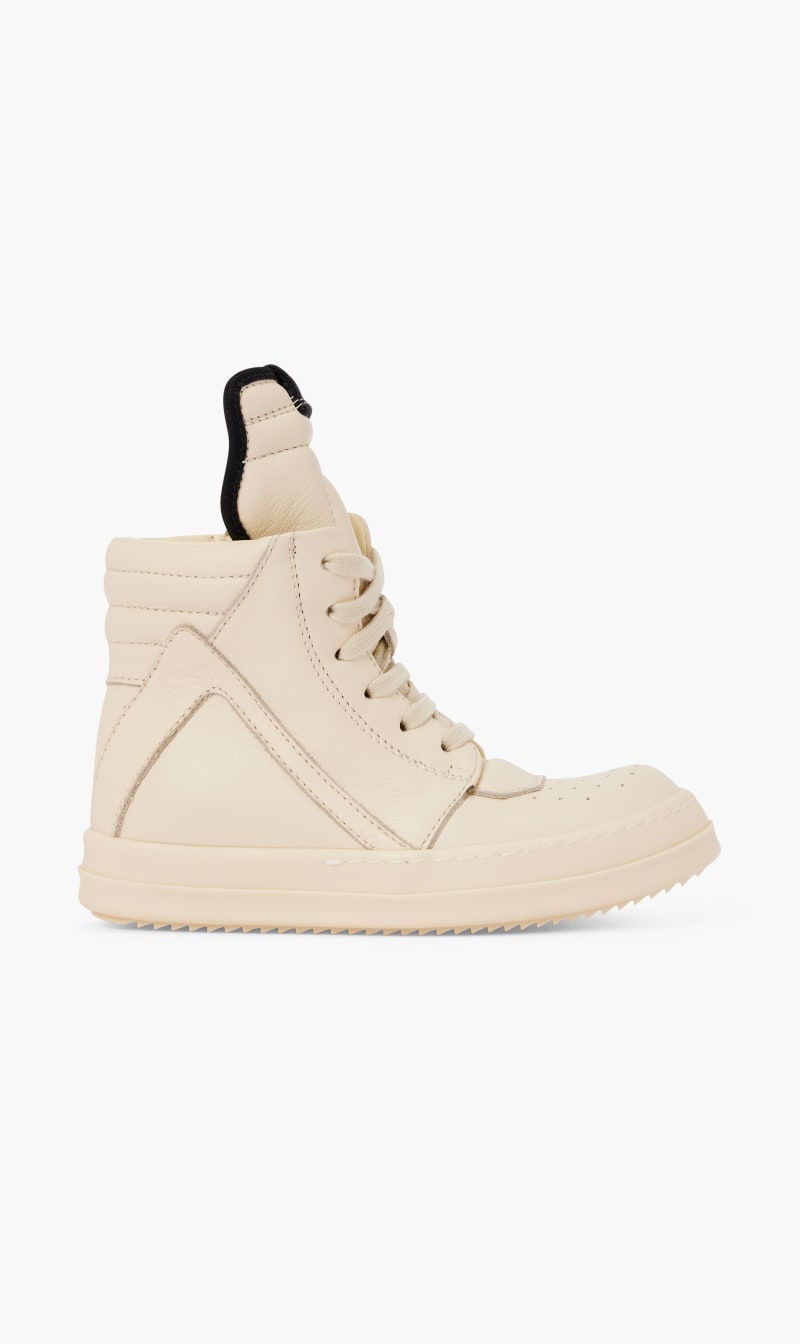 

Rick Owens White Geobaskets for Boys | The Deal Outlet