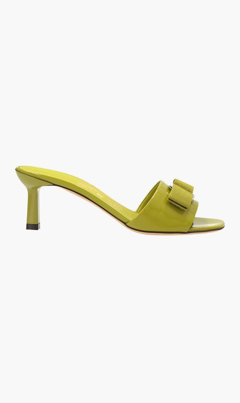 

Salvatore Ferragamo Green Glo Sandals for Women | The Deal Outlet
