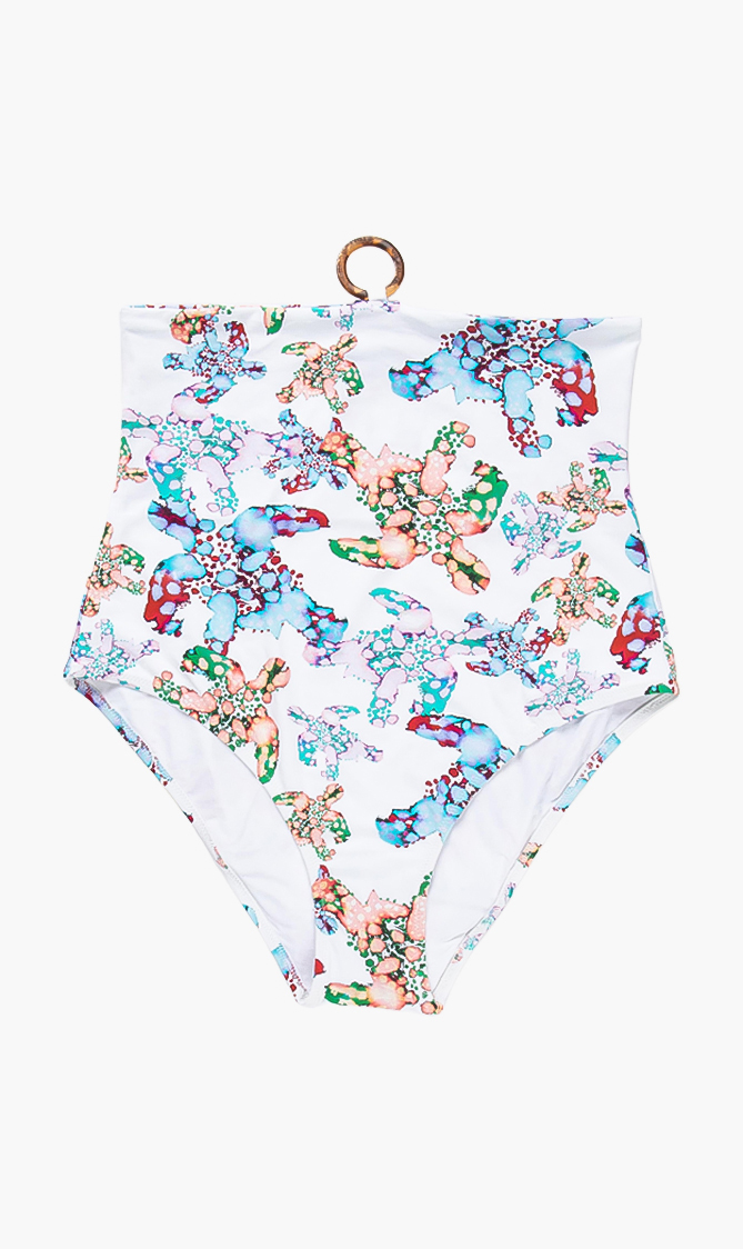 

Lucile Tube One Piece Swimsuit, White
