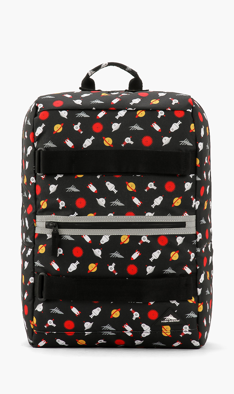

Cosmic Print Backpack, Black