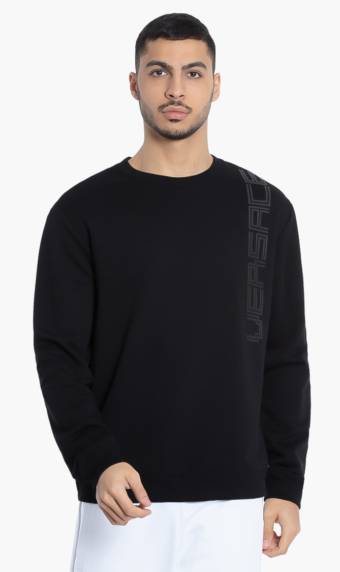 

VERSACE Logo Cotton Sweatshirt