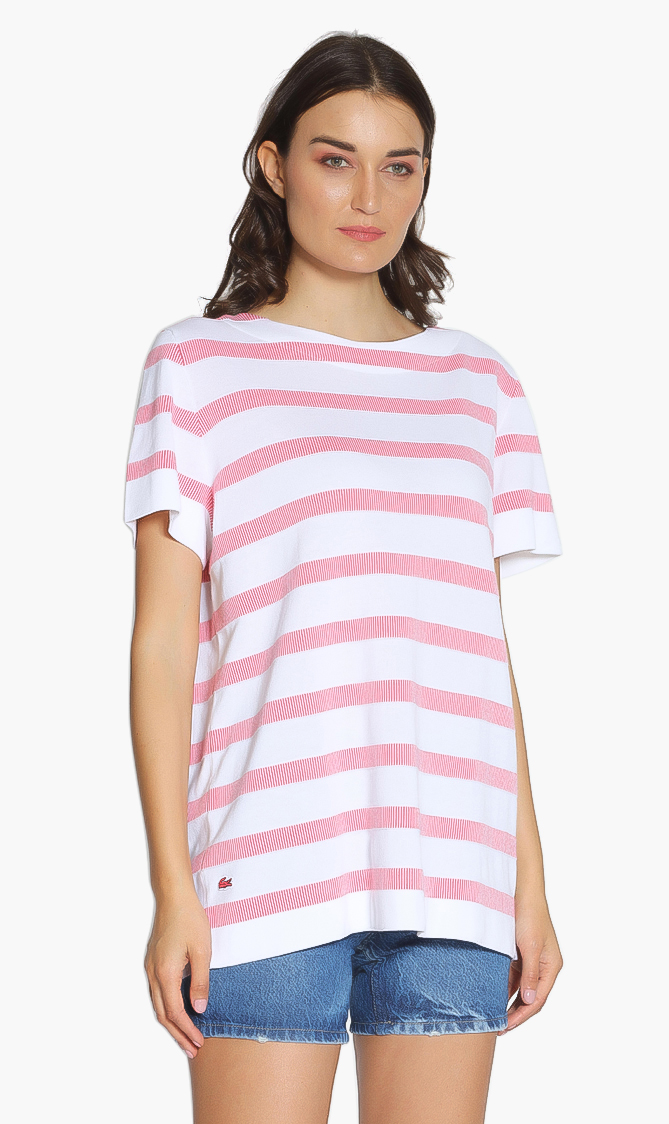 

Lacoste Striped Cotton T-shirt