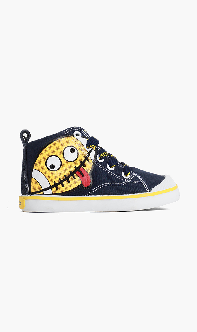 

Geox Kiwi Canvas High Top Sneakers