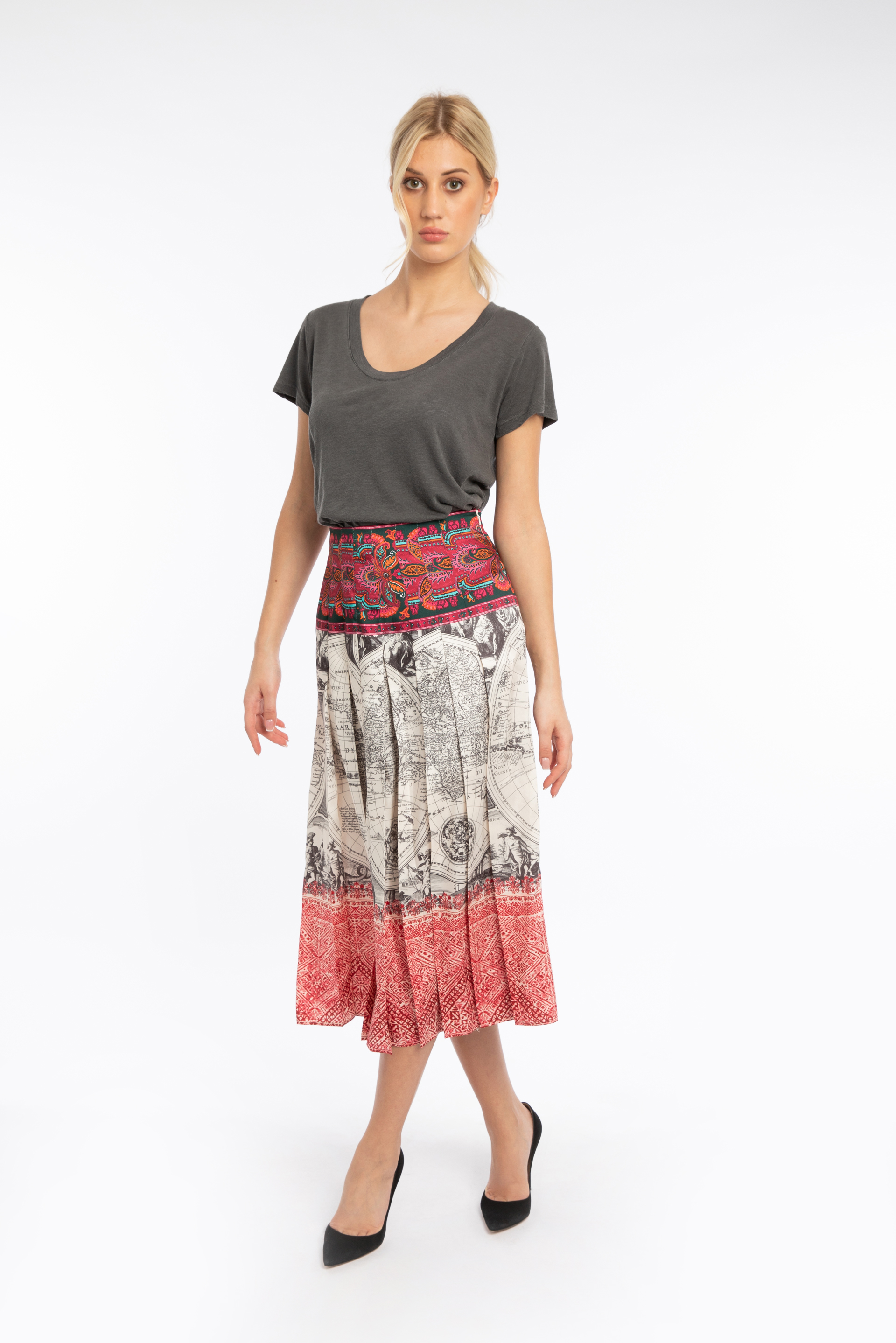 

Weekend Maxmara Duccio Printed Skirt