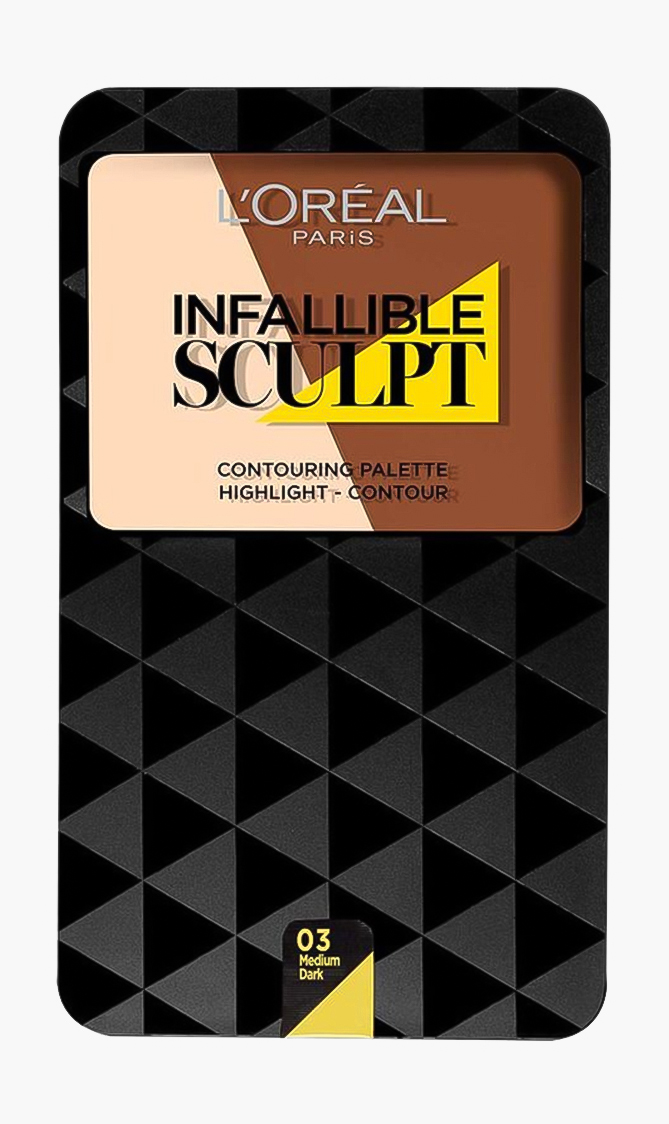 

L'oreal Paris Infallible Sculpt Contouring Pallete, 03 Medium/dark