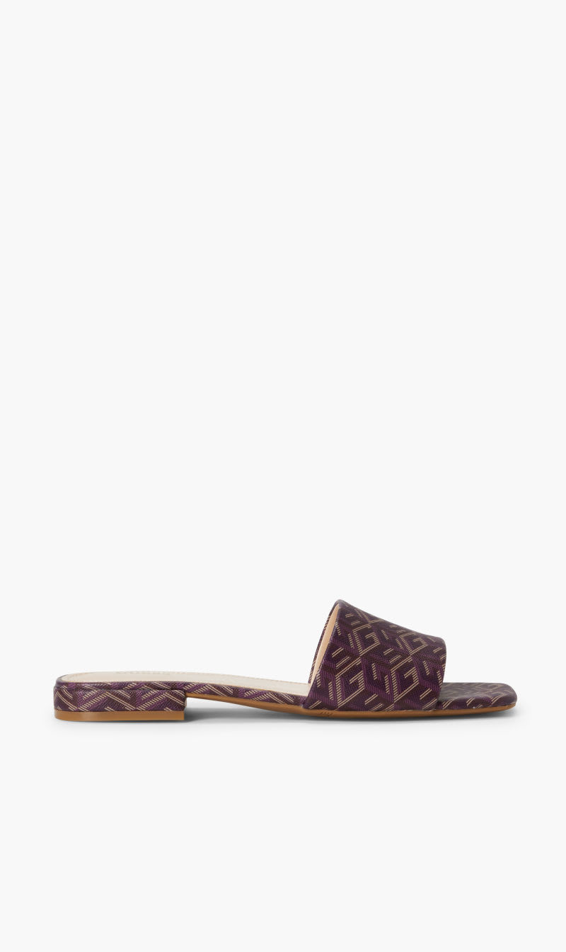 

Guess Red Task Peony Debossed Mules for Women | The Deal Outlet