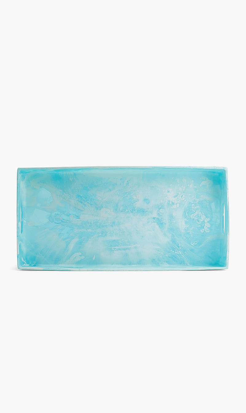 

Handled Tray, Blue