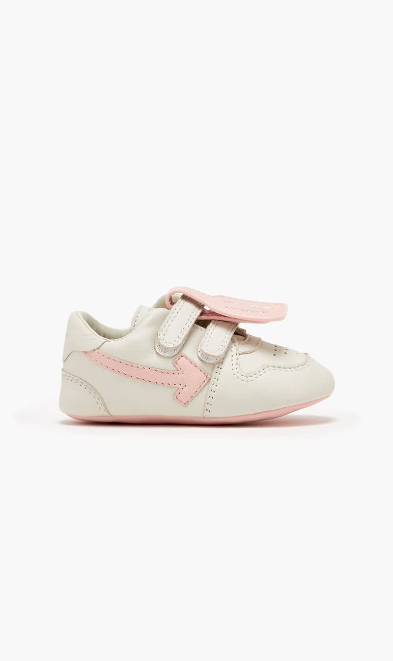 

Off-white Pink Mini Out Of Office Sneakers for Girls | The Deal Outlet