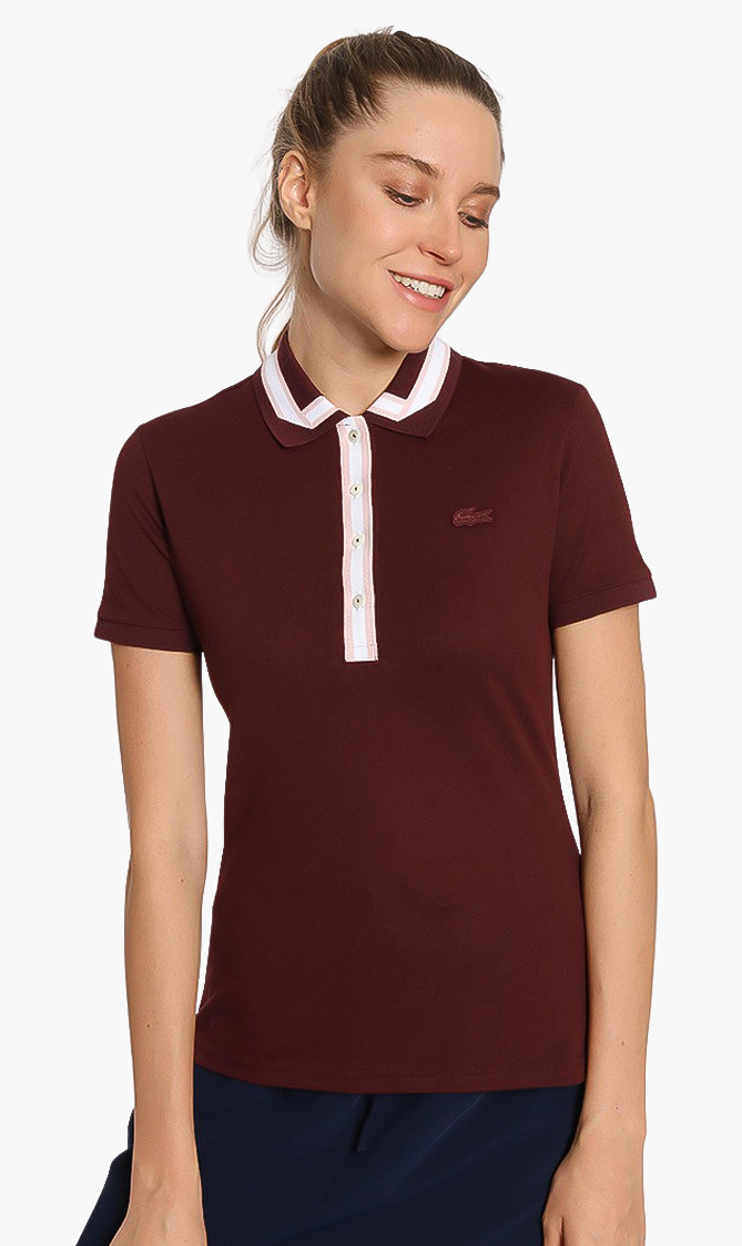 

Lacoste Contrast Stretch Cotton Polo Shirt