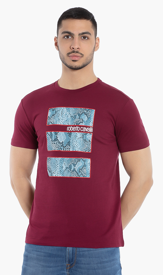 

Roberto Cavalli Printed Cotton T-shirt