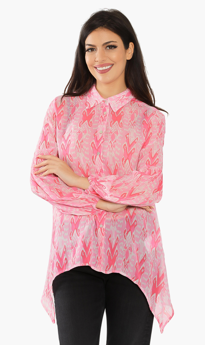 

REPLAY Printed Long Sleeves Shirt